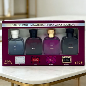 ZUOYE Arabian Mist Eau De Parfum, Set de Regalo para Mujer y Hombre, Aroma Lujoso, Frutal, Floral, Amaderado, Cálido y Duradero, Spray Unisex 30ml*4 - Product Image 1