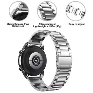 Correa de 22mm correa de reloj de Metal de titanio para Huawei <span class=keywords><strong>GT</strong></span> 5 4 <span class=keywords><strong>Pro</strong></span> correa para Huawei Watch 4 <span class=keywords><strong>3</strong></span> GT2 <span class=keywords><strong>3</strong></span> GT3 <span class=keywords><strong>Pro</strong></span> 46mm <span class=keywords><strong>43mm</strong></span> pulsera correa de reloj - Product Image 5