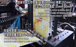 Tagliatrice di taglio del rotolo di carta di formato A4 stampata cartone - Product Image 5