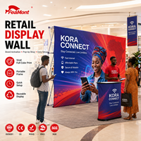 FEAMONT Affichage Pop-up Personnalisé pour Campagne de Marque et Décoration de Magasin avec Impression de Logo, Service de Conception sur Mesure