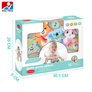 Almohada de Juego en Forma de Animal de Dibujos Animados, Suave y Cómoda, con Sonajero, Almohada para Bebé en Forma de U - Product Image 4