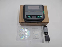 Printer Label Tiket Resi Mobile Nirkabel Tangguh 203dpi, Printer Barcode Thermal Langsung Hitam Putih Tersedia