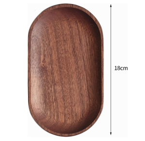 صينية تقديم طعام خشبية صغيرة صديقة للبيئة من خشب الأكاسيا الطبيعي - Product Image 3