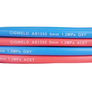 공장 노화 방지 1/4 "X50ft 내마모성 등급 R Oxy/Acet 트윈 용접 호스 어셈블리 - Product Image 2