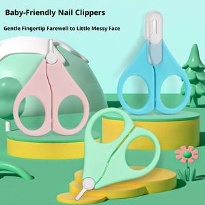 Cortauñas de Acero Inoxidable y Plástico Esmerilado para Bebés y Niños, para el Cuidado Infantil y de Belleza, para 0-6 Meses - Product Image 1