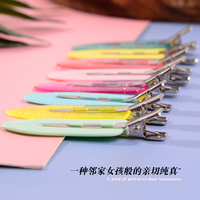 Offre Spéciale coloré pas de Trace pinces à cheveux mode femmes pinces à cheveux accessoires bricolage pinces de maquillage pour la coiffure