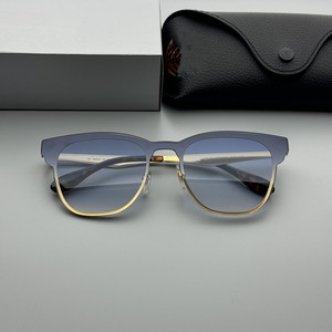 Cổ kính hình bầu dục Retro Kính mặt trời Kim loại nửa rim bán buôn phân cực kính mặt trời giá số lượng lớn Acetate unisex Kính mát - Product Image 1