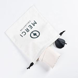 أكياس قماش قطنية طبيعية برباط بشعار مخصص مطبوعة بخيط مزدوج للأحذية والشموع اليدوية - Product Image 5