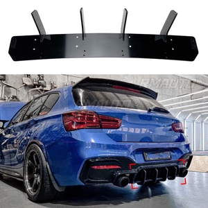 For BMW 1 Series F20 F21 LCI M135i M140i 2015-2019 Rear Bumper Diffuser Lip Car Boot Lower Spoiler Plate Bracket Trim <b>Splitter</b> - Product Image 1