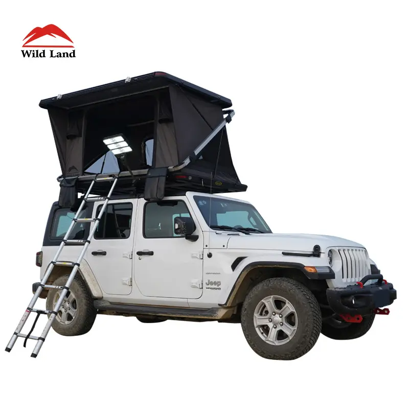 Wild Land Rock Cruiser Fresh NEW 4x4 Outdoor Camping Quick-Set Tents Aluminum Roof Top Tent Hard Shell China