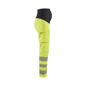 BLAKLADER - 710016423399L Pantalones premamá elásticos de 4 vías hi-Vis para mujer Amarillo/Negro-EAN 7330509695074 ROPA DE TRABAJO DE 2017 - Product Image 4