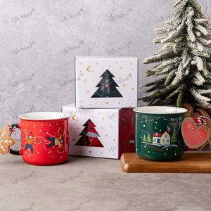 Life-Word Christmas Casse-Noisette Assiettes en céramique Ensemble de vaisselle avec imprimés de conte de fées festif Décoration de maison de vacances Plats et assiettes - Product Image 5