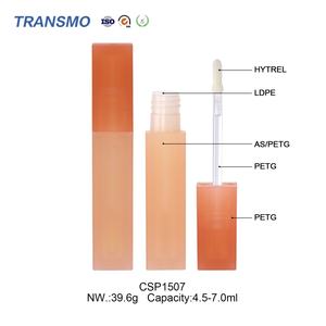 Vente en gros de contenants pour gloss à lèvres en PETG de 4,5 à 7,0 ml, tubes à gloss personnalisés avec logo, couleur personnalisée, tubes à gloss vides - Product Image 3