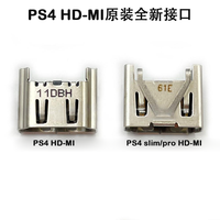 Nouveau port HD d'origine pour console PS4/Slim Pro, prise de port d'interface, connecteur jack de remplacement, accessoires de jeu