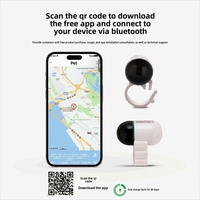 Traceur GPS pour animaux de compagnie Pigeon, GPRS, étanche IP67, Bluetooth, autonomie de 30 jours, suivi par cartes Android Baidu, stockage cloud, PVC, OLED