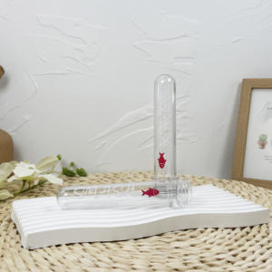 Tube à essai en plastique PET avec bouchon à vis - Product Image 2