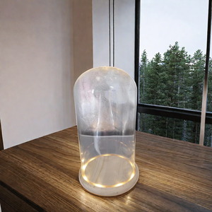 Thổi thủy tinh trang trí cloche Dome cho quà tặng thủ công mỹ nghệ và trang trí nội thất - Product Image 2