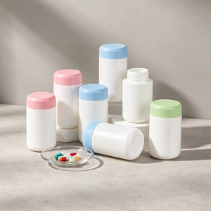 ขวดพลาสติก HDPE ขนาด 150 มล. 225 มล. สามารถปรับแต่งฝาได้หลากหลายสี - Product Image 5