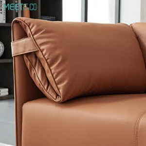 High Quality Modern Muebles De Oficina <b>Leather</b> Executive Office <b>Sofa</b> Set PU Material Living Room <b>Sofas</b> Visitor Sectional <b>Sofa</b> - Product Image 6