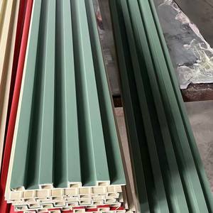 Panel de Pared Decorativo WPC de Bambú y Plástico, Resistente al Agua, Ecológico, Ignífugo, para Interiores y Exteriores, Revestimiento Acanalado, Venta Caliente - Product Image 2