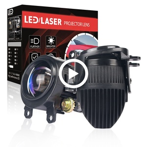 Mới Bán Buôn 80W 2 Inch Cao Thấp Chùm <span class=keywords><strong>LED</strong></span> Đèn Sương Mù Ống Kính Máy Chiếu Lf13 Phẳng Rhd Lhd Trắng <span class=keywords><strong>LED</strong></span> Sương Mù Ống Kính Máy Chiếu Cho Toyota - Product Image 1