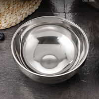 Bol brillant de style coréen, multi-tailles, à double paroi isolée, pour servir à la maison, au restaurant, en cuisine ou à la salle à manger