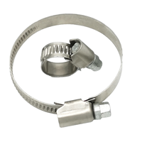 Collier de serrage pour tuyau d'eau de turbine automobile en acier inoxydable réglable, étanche, de haute qualité, vente directe du fabricant britannique