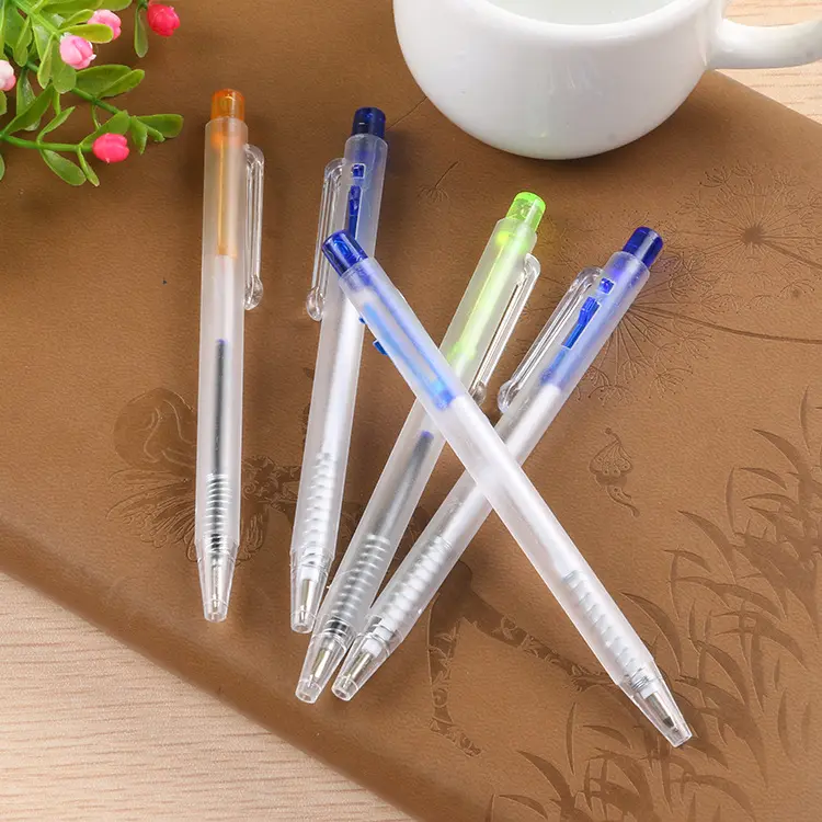 Basın tükenmez kalem toptan 10.5CM mini tükenmez kalem küçük fasulye not defteri aksesuar kalem plastik öğrenci otel