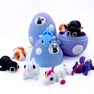 Offre Spéciale – Jouet créatif imprimé en 3D, mini-animaux articulés mignons, nouveauté à collectionner, cadeau pour enfants - Product Image 4