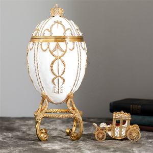 Nouveaux produits QIFU Grand œuf <span class=keywords><strong>Fabergé</strong></span> pour la décoration <span class=keywords><strong>de</strong></span> la maison - Product Image 6