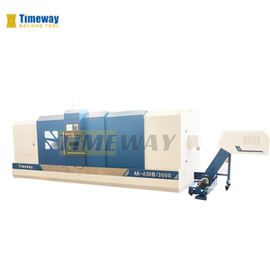 Machine de tour horizontale en métal Heavy Duty CNC tournant Horizontal lit plat CNC tour Machine <span class=keywords><strong>prix</strong></span> Chine à faible coût - Product Image 1