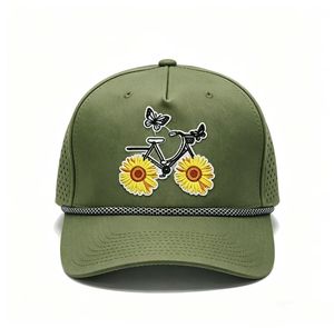 Gorra Trucker con Bordado de Girasol, Gorra de Béisbol de Malla Transpirable, Gorra Casual para Exteriores, Venta al por Mayor - Product Image 2