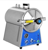 Autoclave de stérilisateur à vapeur rapide à pression de table Mini petit équipement de stérilisation 16L 24L