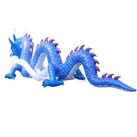 Dragon traditionnel chinois géant long dragon gonflable pour défilé dragon nuage gonflable