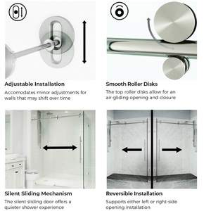 Promotion à prix réduit : Cabine de <span class=keywords><strong>douche</strong></span> articulée de marque privée Foshan pour salle de bain, vente en gros - Product Image 5
