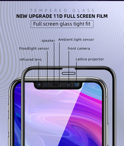 Factory Sale 9H Hardness High Definition Silk  tempered full <span class=keywords><strong>glass</strong></span> roll for screen protector for vivo v11 pro - Product Image 6