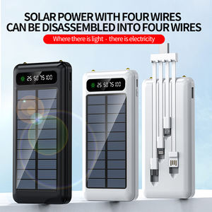 חשמל עמיד למים ניידים 10000 mah קיבולת גבוהה 10000 mah 20000mah mah מטען סולרי אנרגיה בנק סולארי - Product Image 3