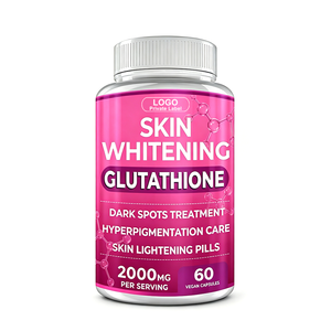 Cápsulas de Glutatión de Marca Privada, Vitamina Blanqueadora de la Piel de 2000 mg por Porción, Suplemento Vitamínico para Adultos que Apoya la Salud de la Piel - Product Image 1