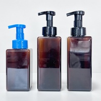 Botol Pompa Busa Mousse Persegi Panjang 250ml 500ml 750ml untuk Sabun Cuci Muka, Sampo, Sabun Cuci Tangan dengan Sablon
