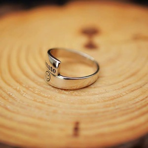 S925 Sterling Silver Smiley Face <b>Open</b> <b>Ring</b> For Women Minimalist Everyday Wear - Product Image 4