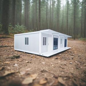 40피트 플랫 팩 컨테이너 2베드룸 조립식 확장형 컨테이너 하우스 트레일러 이동식 주택 - Product Image 1