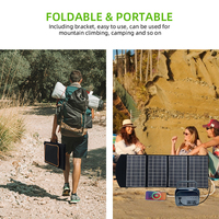 Panneau solaire pliable 60W 18V, charge directe 60 Watts, panneau solaire photovoltaïque pliable pour le camping, les téléphones et les tablettes