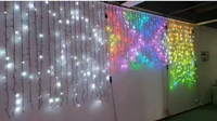 Guirlandes lumineuses LED intelligentes pour l'extérieur, pour Noël, avec indice de protection IP65, contrôle DMX512, 24V, motif, couleur et taille personnalisables