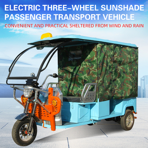 Tricycle électrique pour adultes, 3 roues, tricycle passager, taxi, moteur 1500W - Product Image 2