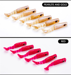 10 Cái Mồi Câu Cá Bằng Nhựa Mềm 7.5Cm Mồi Câu Cá Đuôi Chữ T Mắt To Nhật Bản Có Đuôi Chèo Mồi Câu Cá Mồi Câu Cá Mềm Hình Sâu - Product Image 6