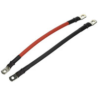 Cable inversor de corriente negro y rojo para baterías de embarcaciones, caravanas, coches y motocicletas