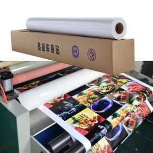 Wholesale 140g 120mic Inkjet Printing High Glossy Sav Sticker <b>Roll</b> Self Adhesive Air <b>Bubble</b> Free Vinyl <b>Roll</b> - Product Image 6
