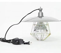 Lampes chauffantes modernes en aluminium pour volailles avec abat-jour pour poulailler, utilisation en ferme, installation facile, garantie 5 ans