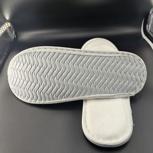 Fournitures hôtelières haut de gamme, pantoufles jetables en coton écologiques, recyclables, portables, bon marché, douces, confortables, spécifiques à la chambre - Product Image 4