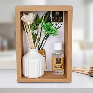 Gift Set with <b>Diffuser</b> <b>Bottle</b> <b>Reed</b> <b>Diffuser</b> Decorative Plant Home Wedding Decoration - Product Image 1